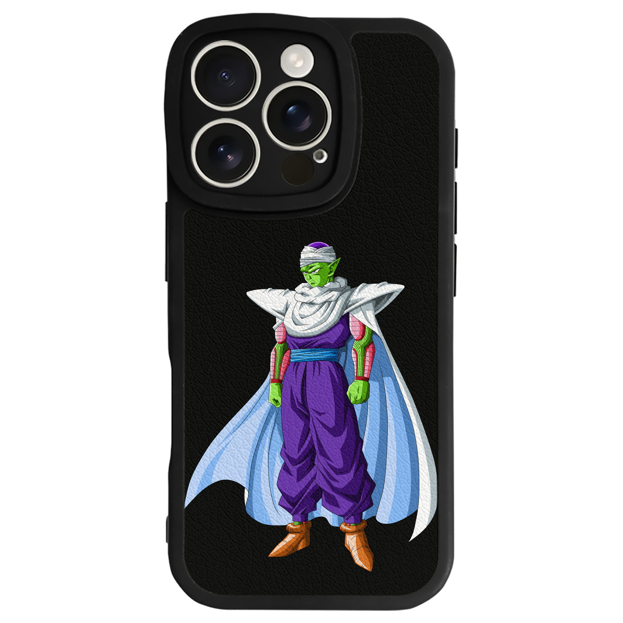 （画像用） ドラゴンボール ピッコロ DRAGON BALL Piccolo 【iPhone 16シリーズ対応】シリコンスマホケース（レザー調） 材質：シリコン